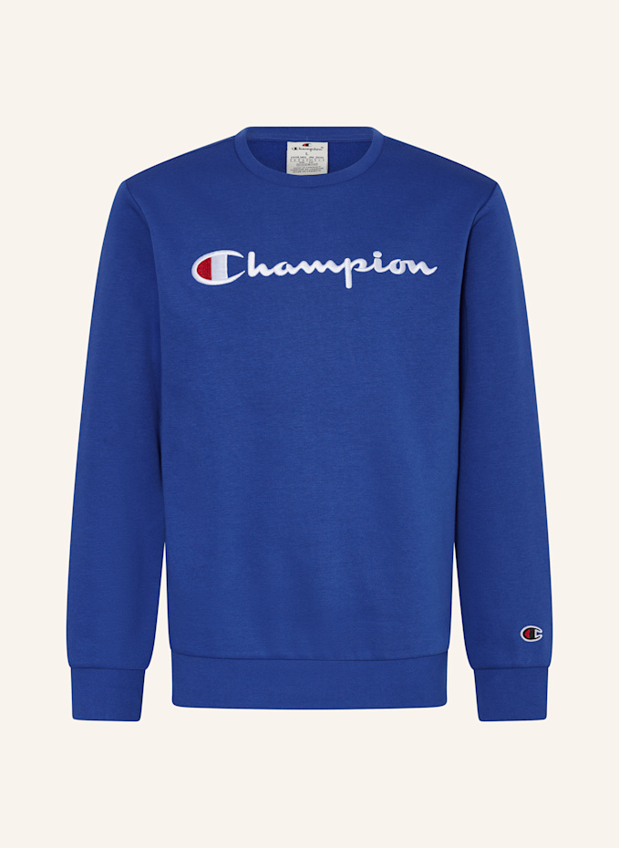 Champion Sweatshirt in weiss dunkelblau