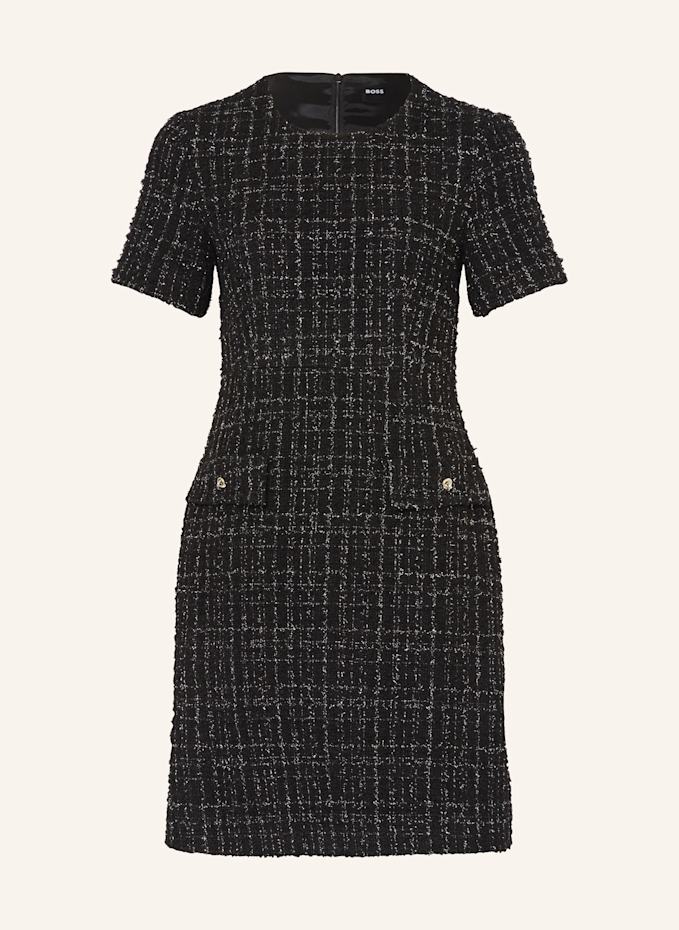 sheller ボタンツイードドレス shéller】side button tweed dress ツイードドレス