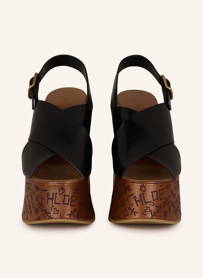 【関税込み】CHLOE Maxime' sandals CHLOÉ Maxime TPU slingback platform sandals | NET-A-PORTER