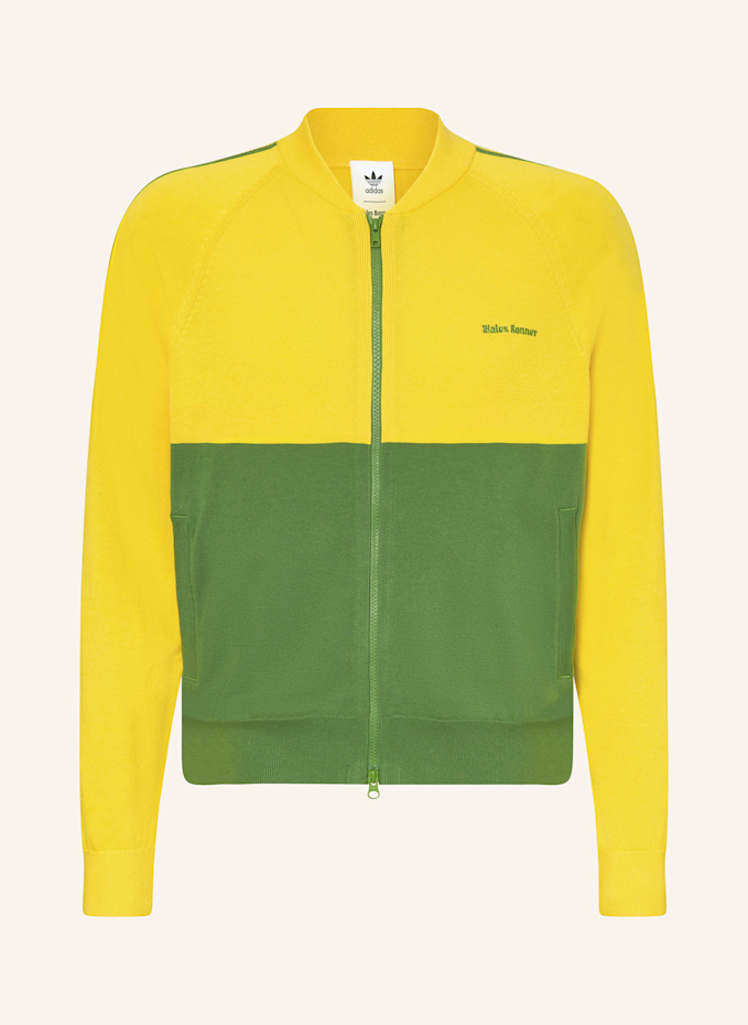 adidas Originals Cardigan WB N KNIT TT in green yellow