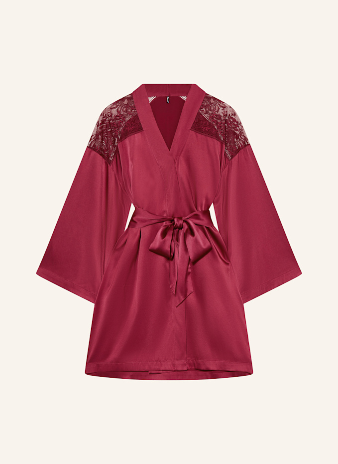Aubade Women's kimono MIDNIGHT WHISPER made of silk in black