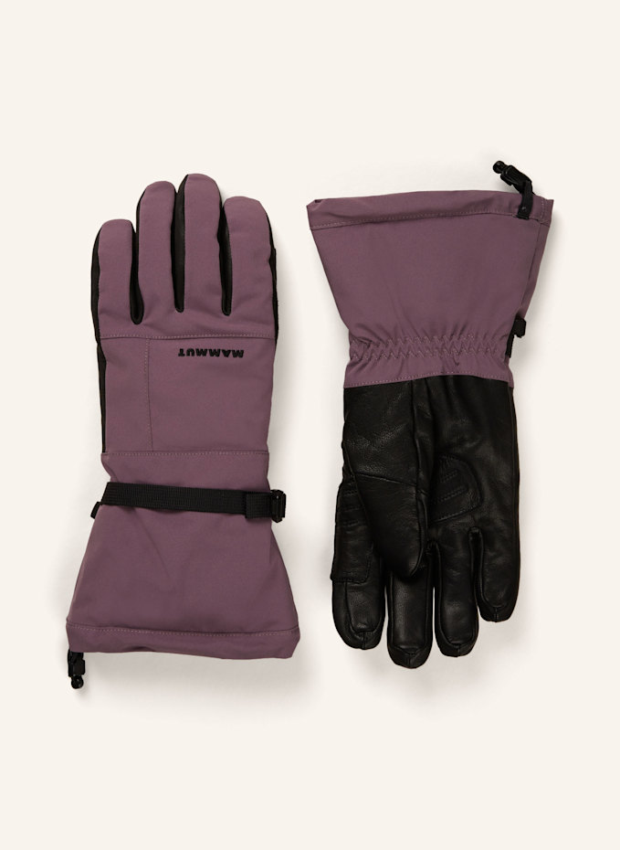 MAMMUT STONEY ski gloves in black