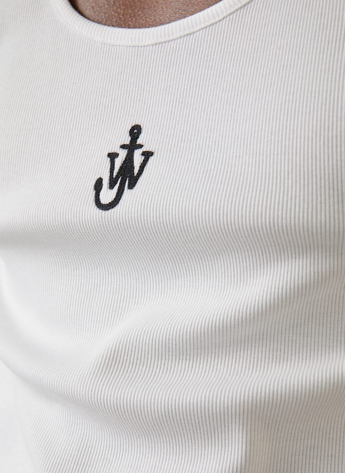 JW ANDERSON Tank top kolor biały
