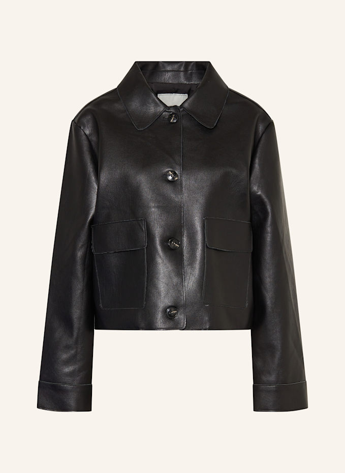 NEO NOIR ROMANA jacket in leather look in brown