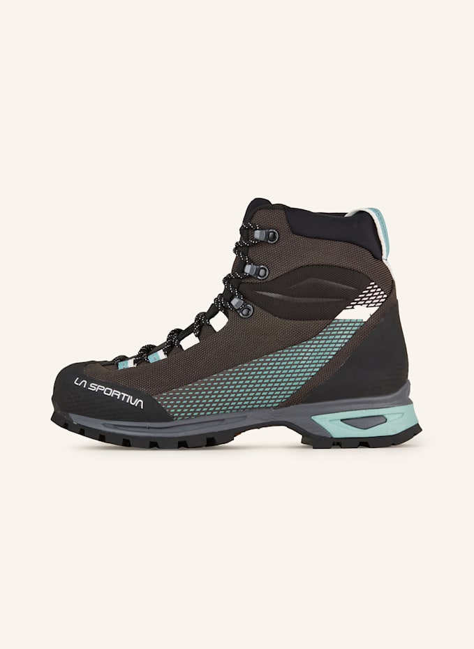 LA SPORTIVA TRANGO TRK GTX mountaineering boots in black/ teal