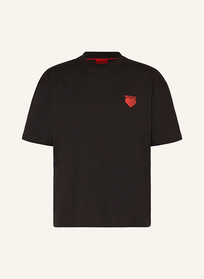 HUGO★Dewdam ハート Tシャツ【送料関税込】 shirt DEWDAM in white/ red/ black - HUGO T - Women's