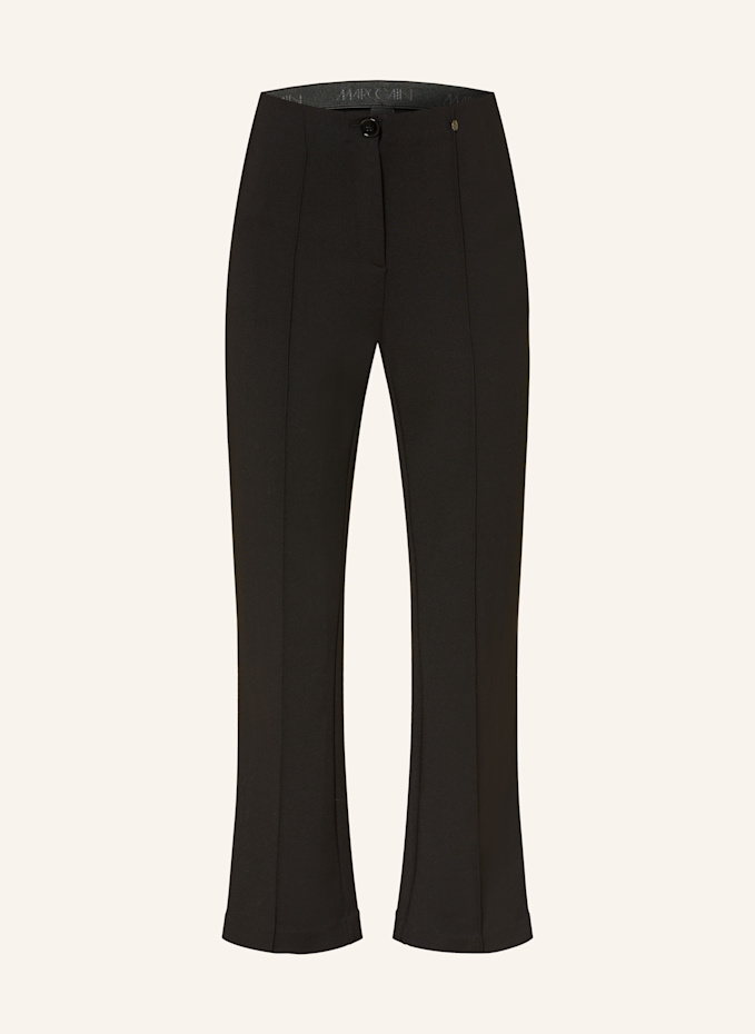 MARC CAIN FORLI jersey trousers in 900 black