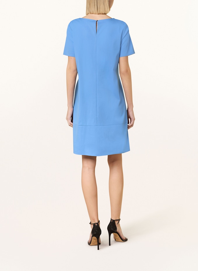ROBE LGRE Satin dress in dark blue ROBE LGRE Satin dress in dark blue