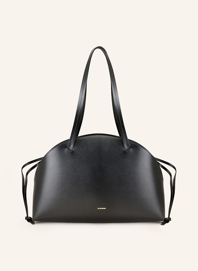 JIL SANDER Shoulder bag CURVE MEDIUM in black