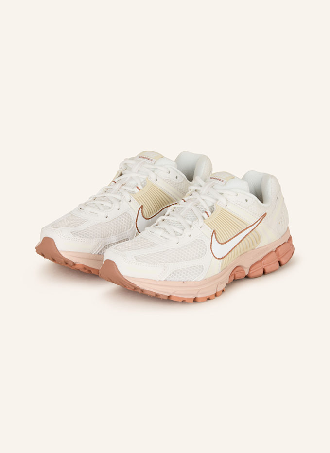 nsw react vision sneaker in pale ivory & monarch
