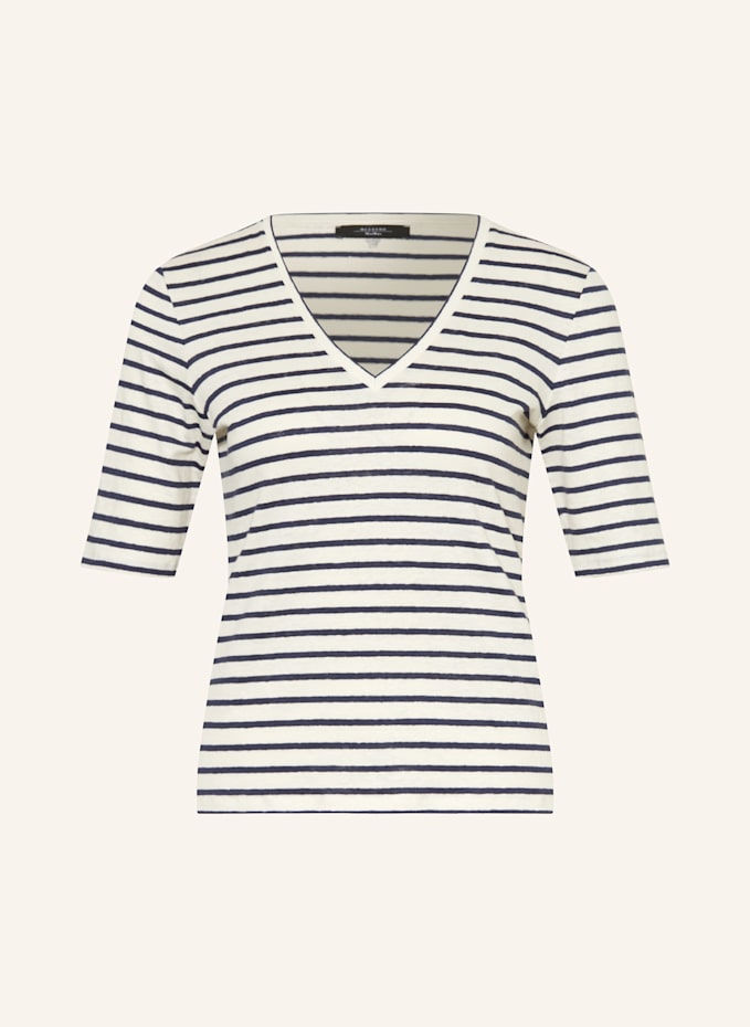 WEEKEND Max Mara T-shirt OPZIONE in ecru/ green