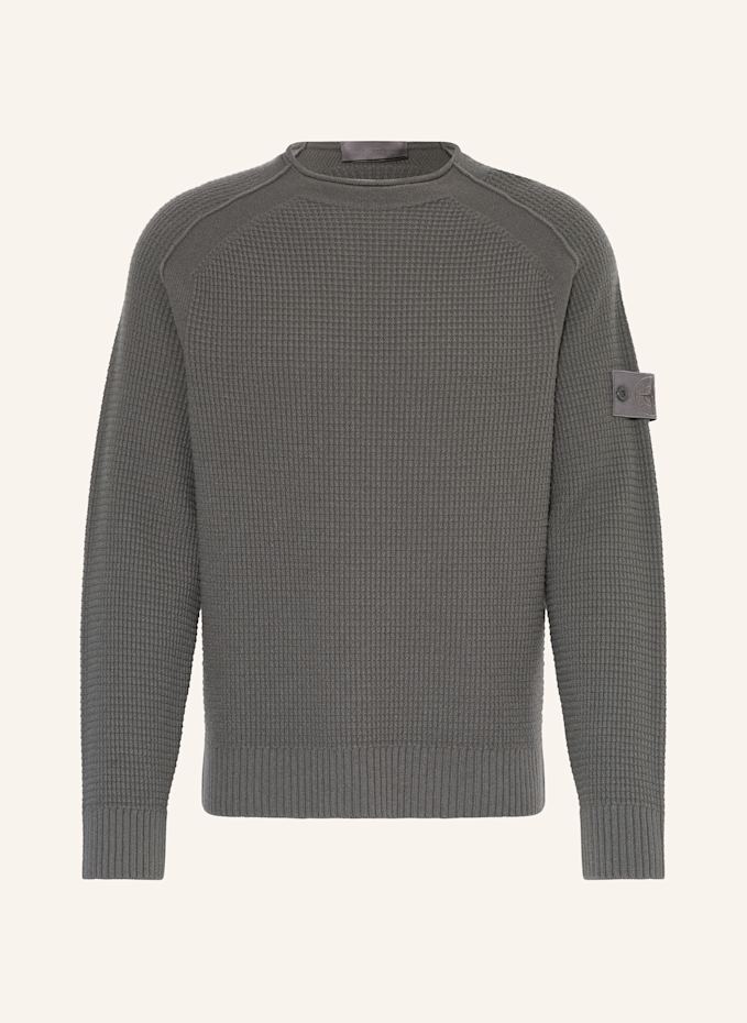 STONE ISLAND Sweater GHOST in black