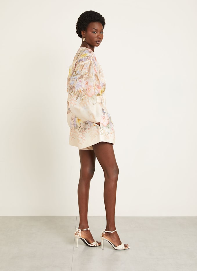 ショートパンツ ZIMMERMANN ILLUMINATE TUCK' SHORTS Zimmermann Illuminate Linen Shorts | Saks Fifth Avenue