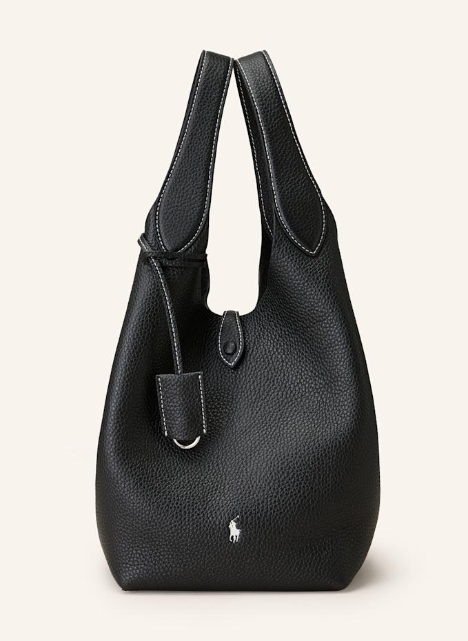 【POLO RALPH LAUREN】 SHINY DRUM PEBBLE ショッパーバッグ Polo Ralph Lauren Shiny Drum Pebble Crossbody Bag in Yellow