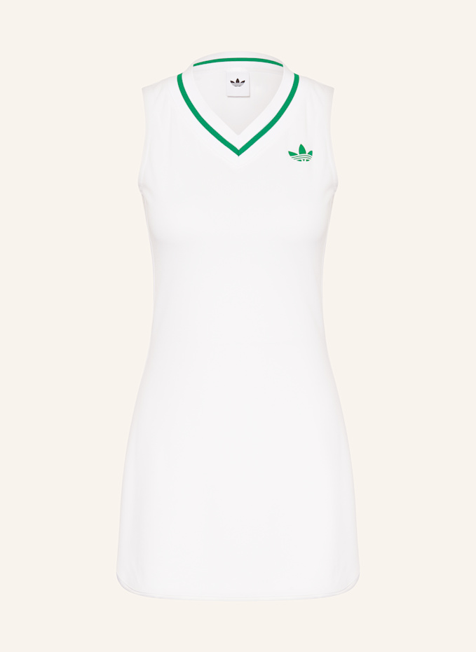 adidas PRO CLIMACOOL tennis dress in white / green adidas PRO CLIMACOOL tennis dress in white / green
