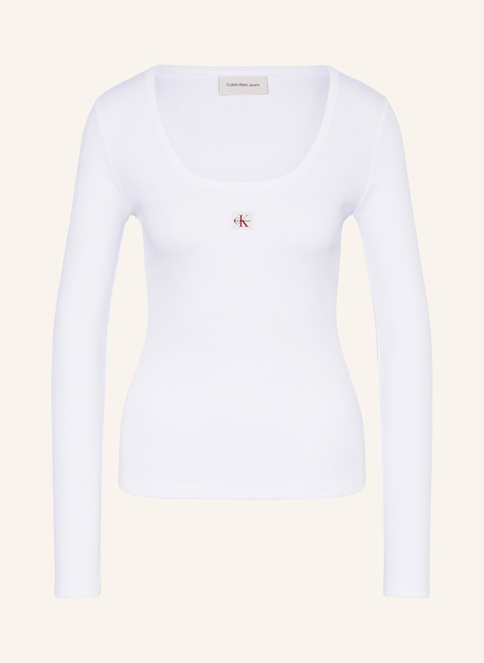 Fashion Store Calvin Klein T Shirt Wit Dames Calvin Klein Jeans