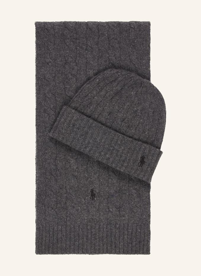 POLO　RalphLauren　Muffler　100%cashmere Polo Ralph Lauren Cashmere Mützen-Schal-Set | LODENFREY