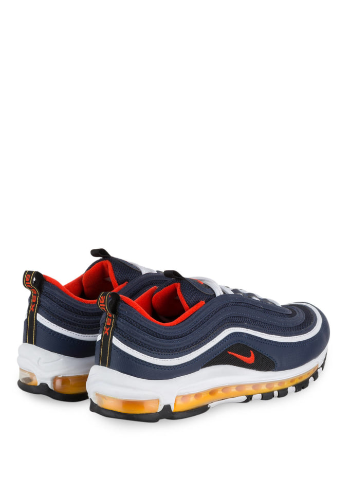 air max 97 midnight navy habanero red