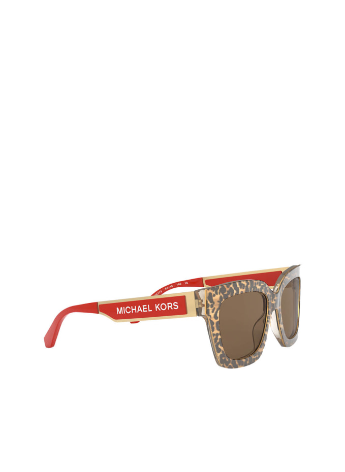 Micheal Kors 399773 54/18 leopard print frames with gold &red . MICHAEL KORS 2102 BERKSHIRES 399773 54 | SUNGLASSES Women  main image 4