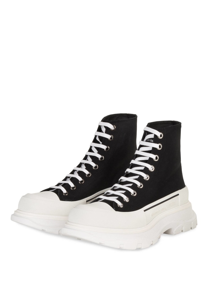 Alexander mcqueen high top trainers on sale