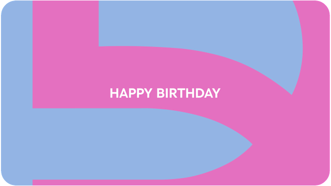 Motif: Happy Birthday (Rose)