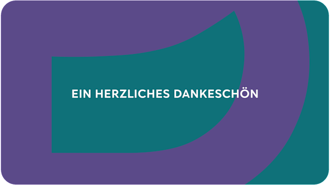 Motiv: Ein herzliches Dankeschön