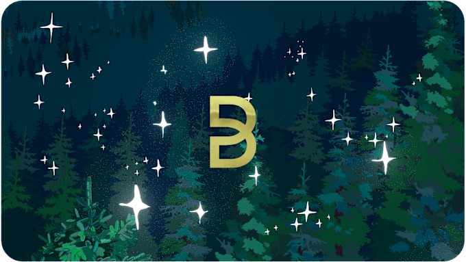 Motiv: Zauberhafter Tannenwald