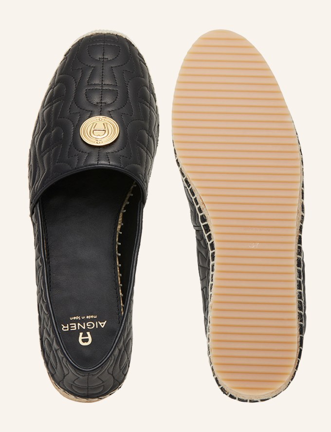 AIGNER Espadrilles INES 1A in schwarz