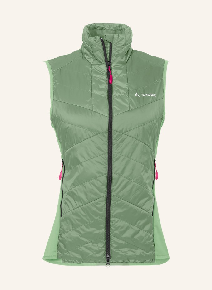 VAUDE Hybrid-Steppweste SESVENNA in dunkellila/ hellrot