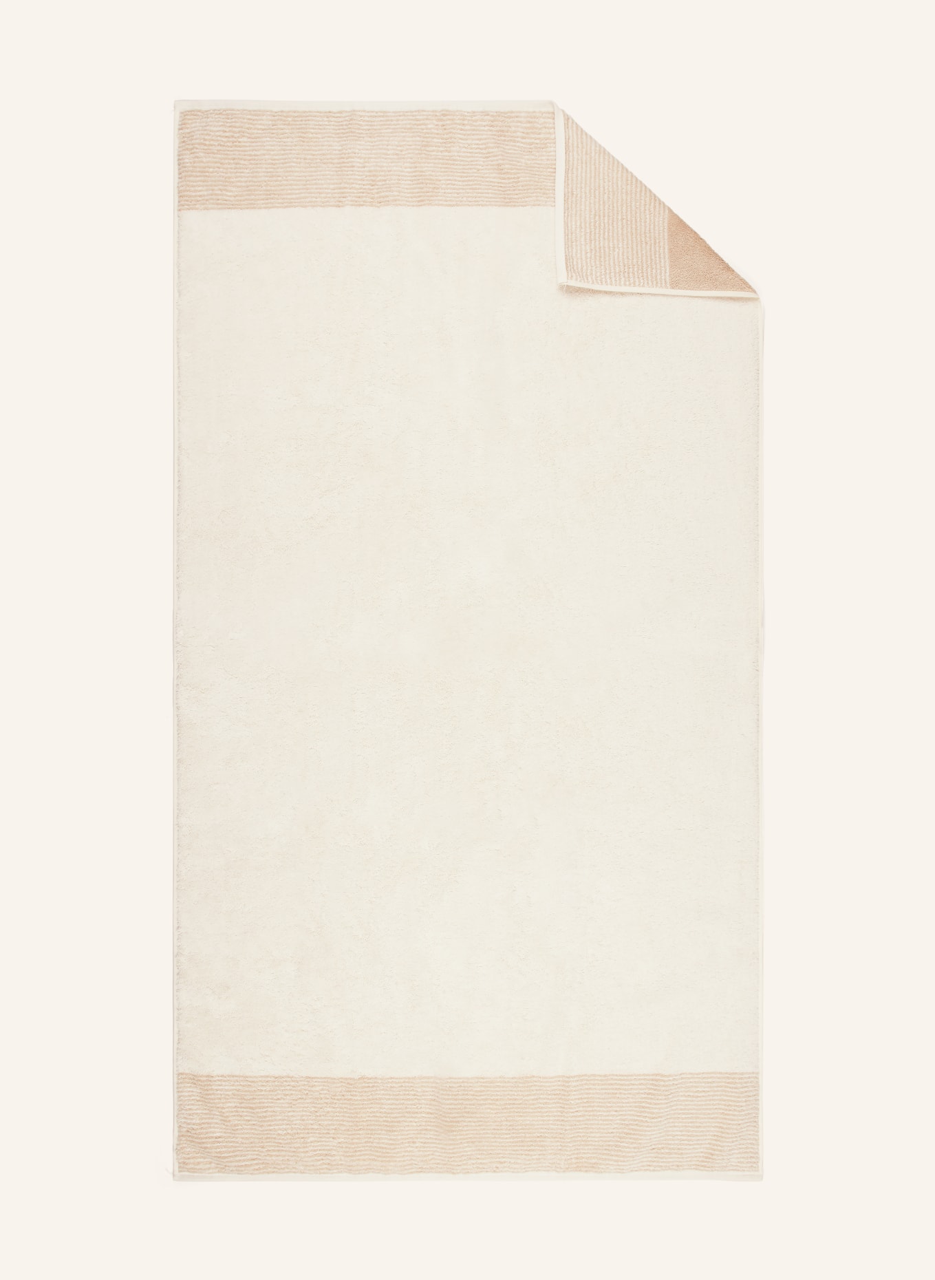 Cawö Duschtuch: CREME / TAUPE