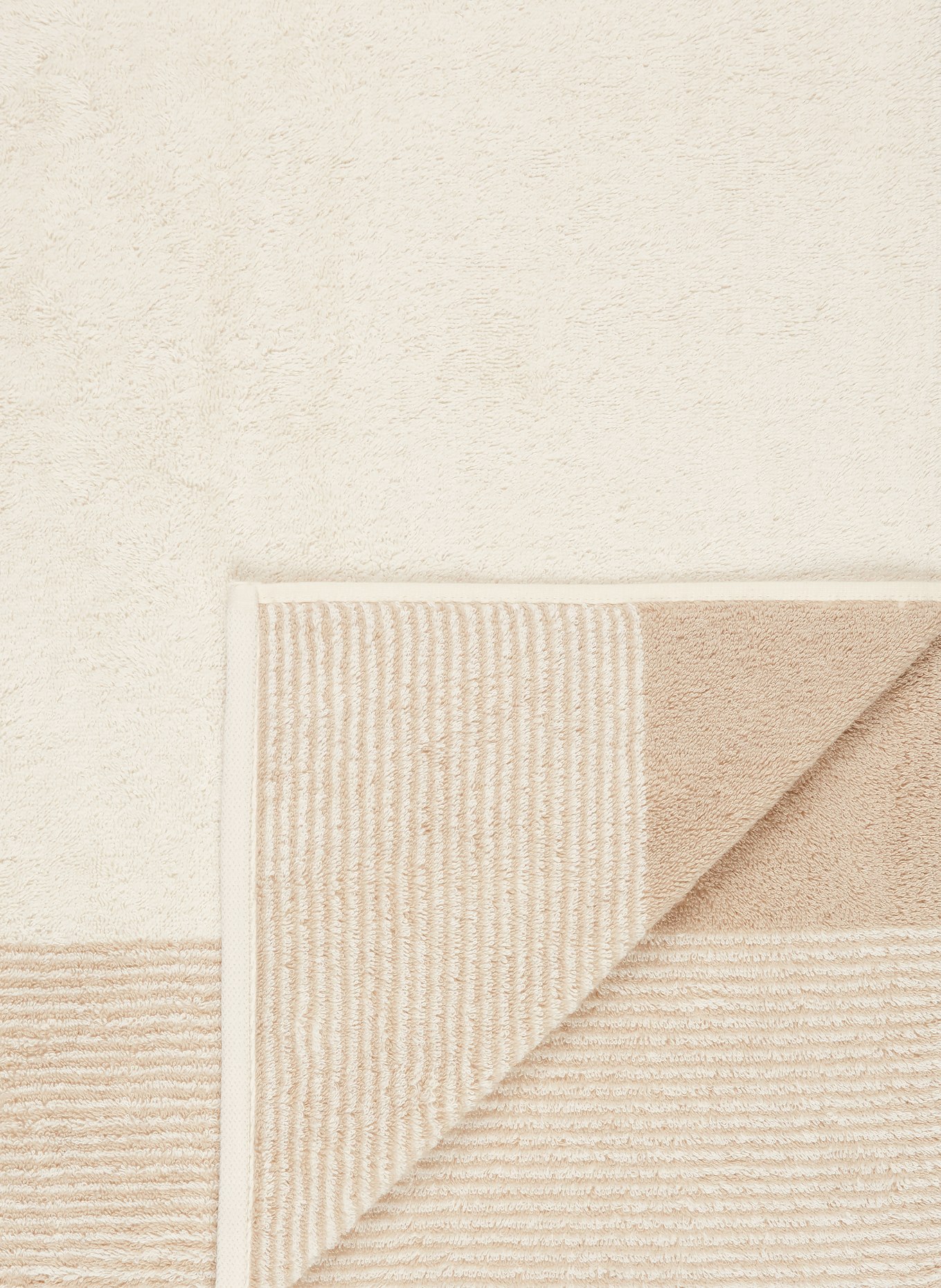 Cawö Duschtuch: CREME / TAUPE