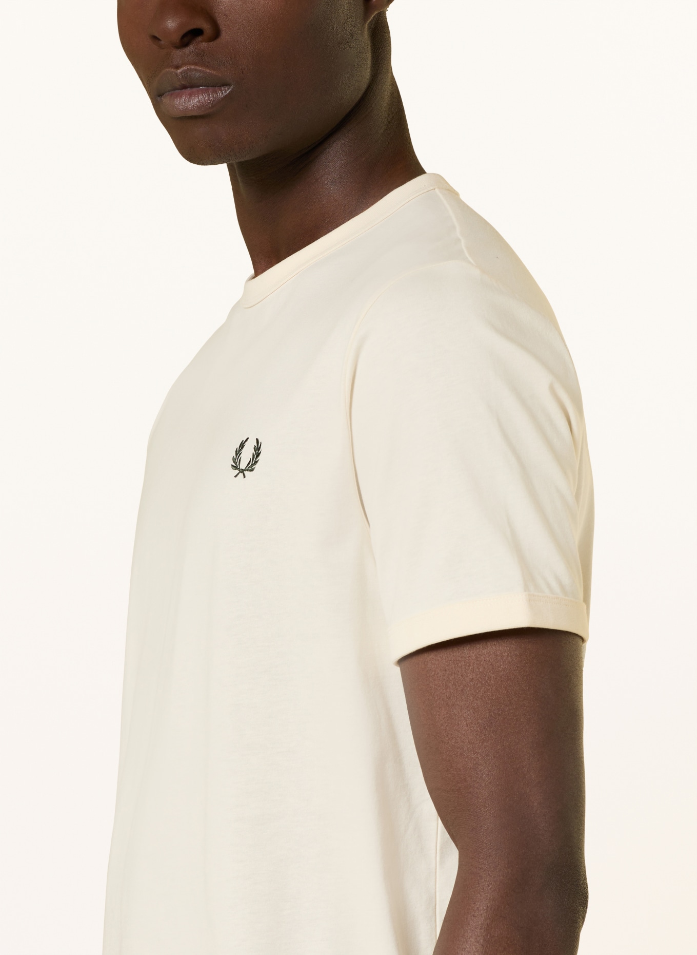 FRED PERRY T-Shirt: ECRU