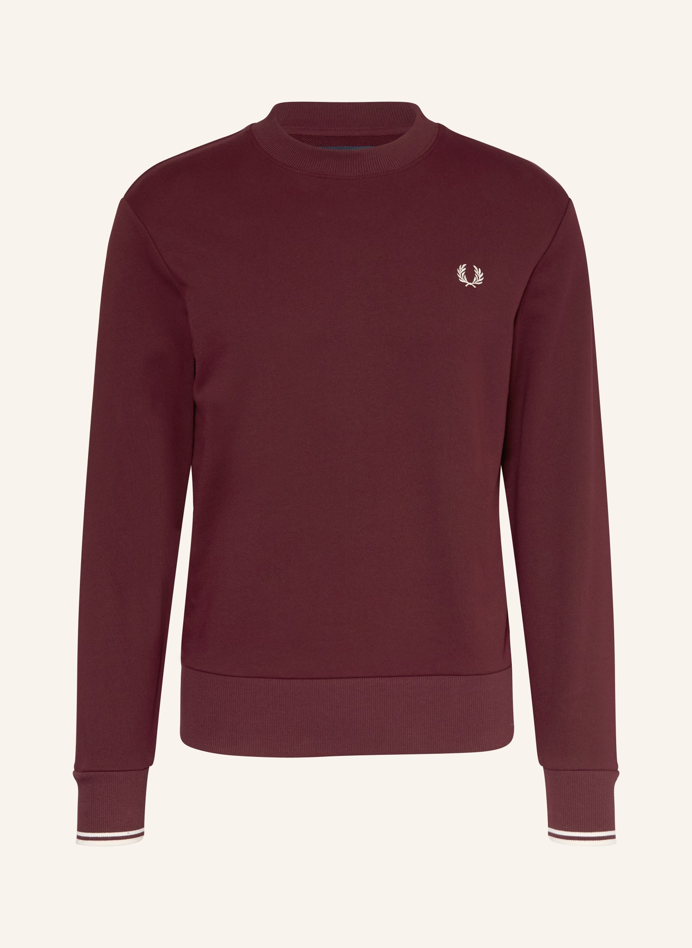 FRED PERRY Sweatshirt: DUNKELROT