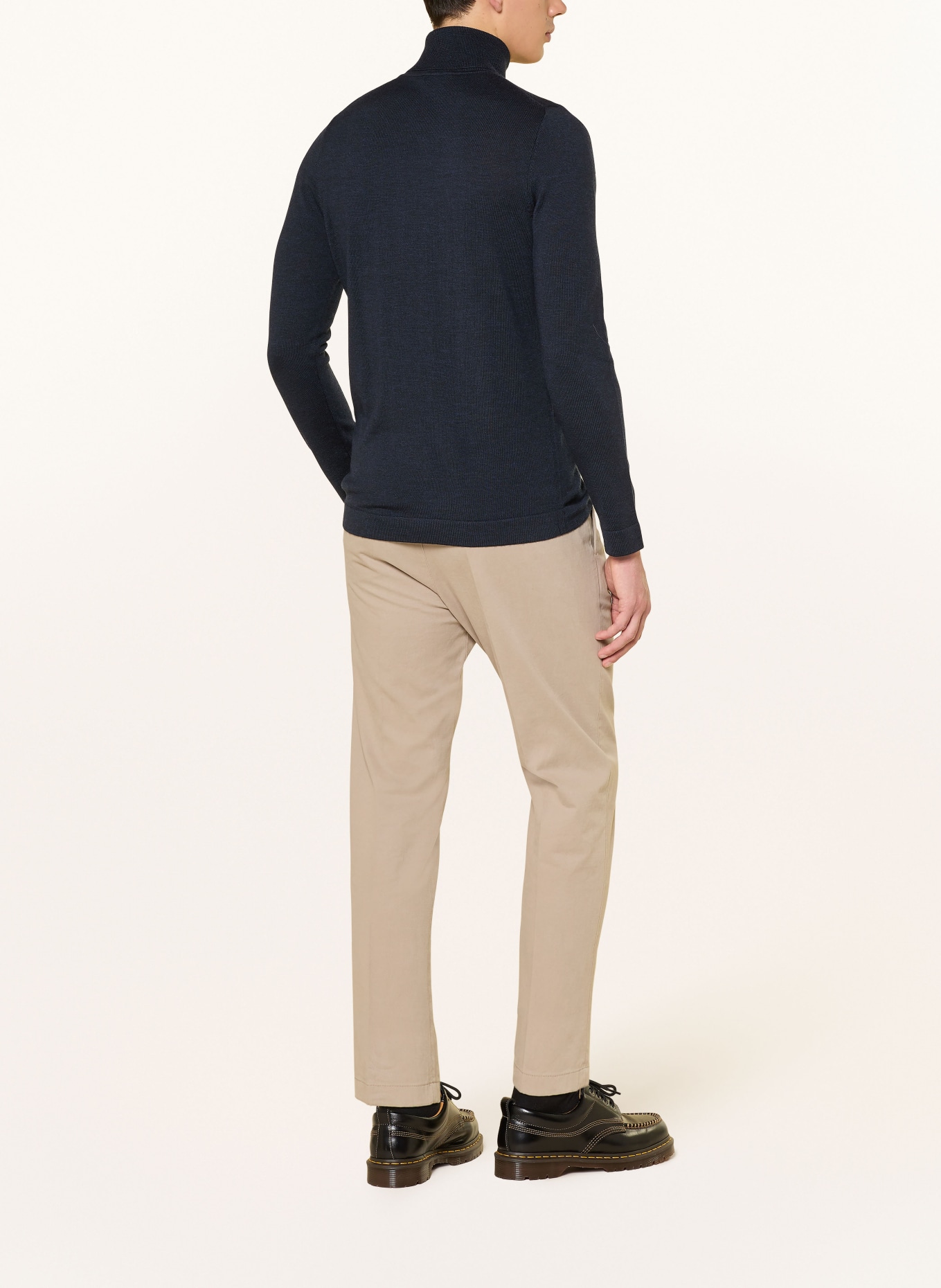 DRYKORN Rollkragenpullover JOEY: DUNKELBLAU