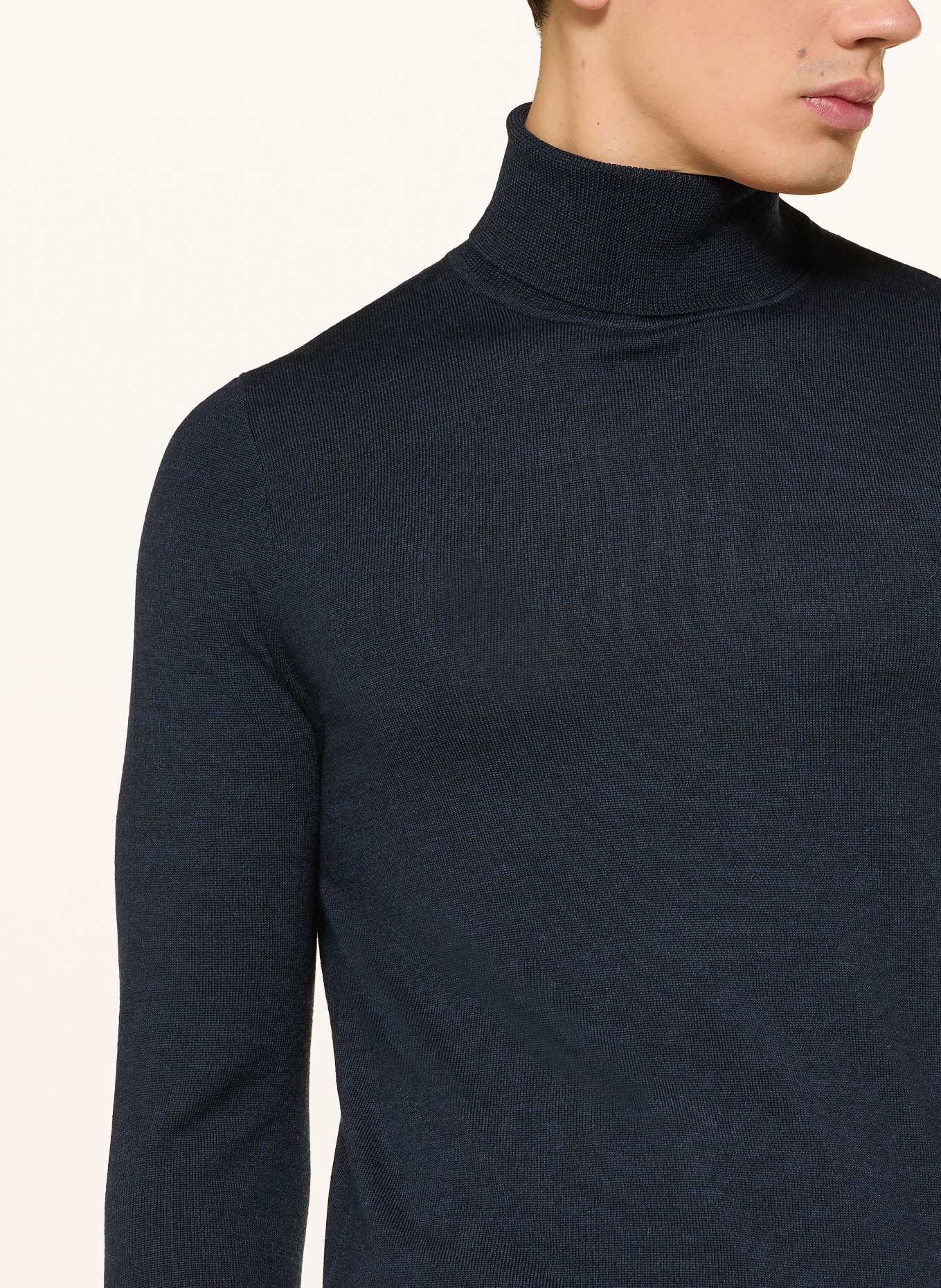 DRYKORN Rollkragenpullover JOEY: DUNKELBLAU