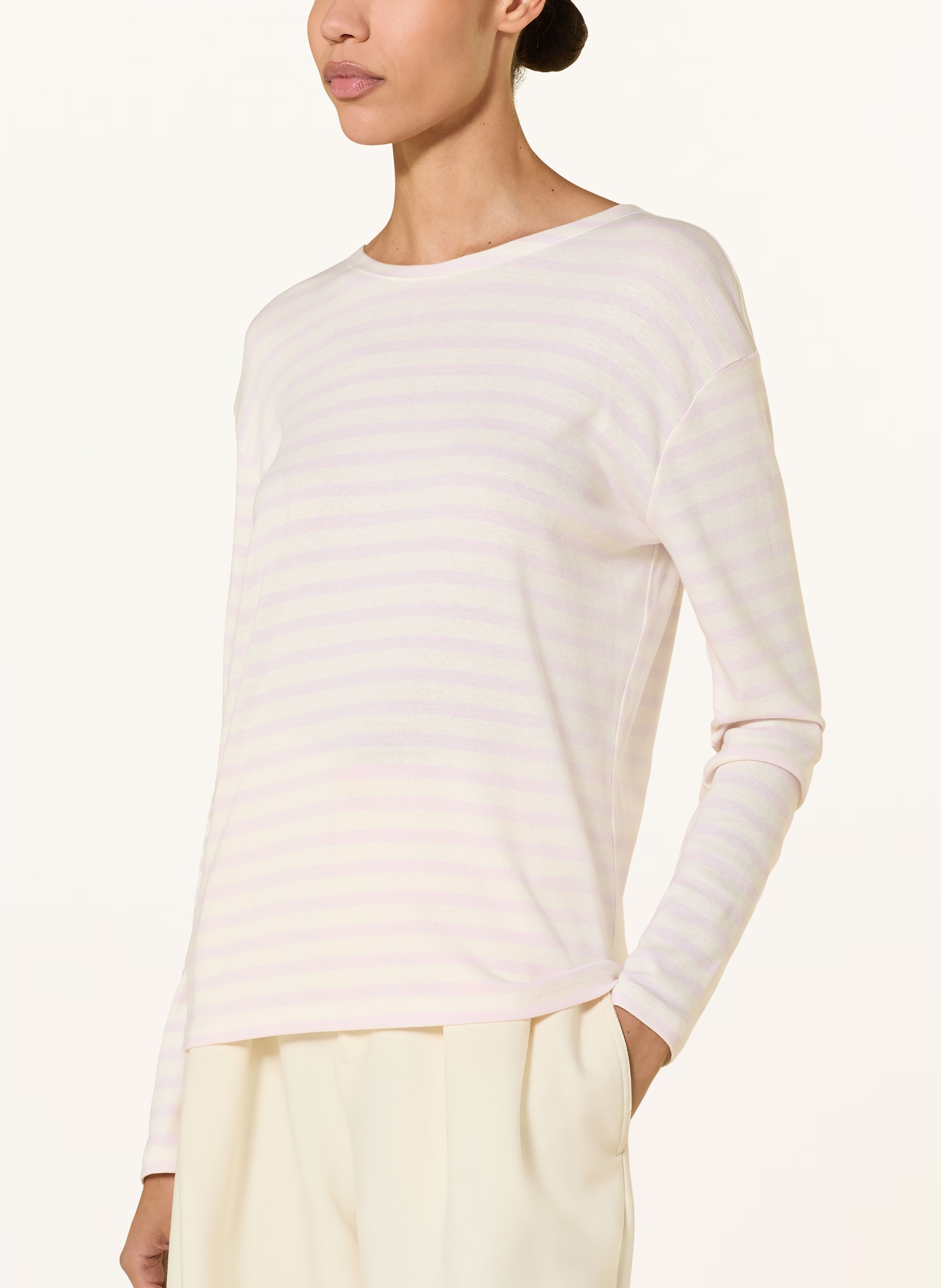 CLOSED Longsleeve: WIT / ROSÉ