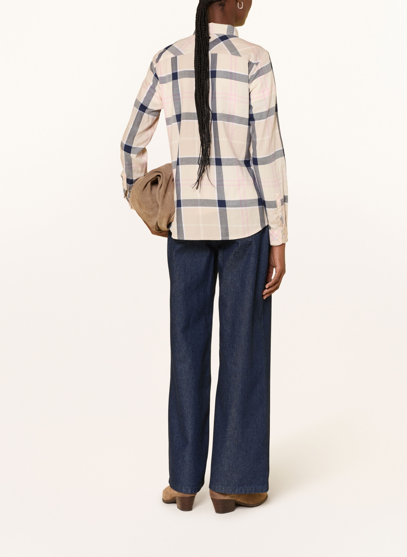 Barbour Košile BREDON: BÉŽOVÁ / RŮŽOVÁ / TMAVĚ MODRÁ