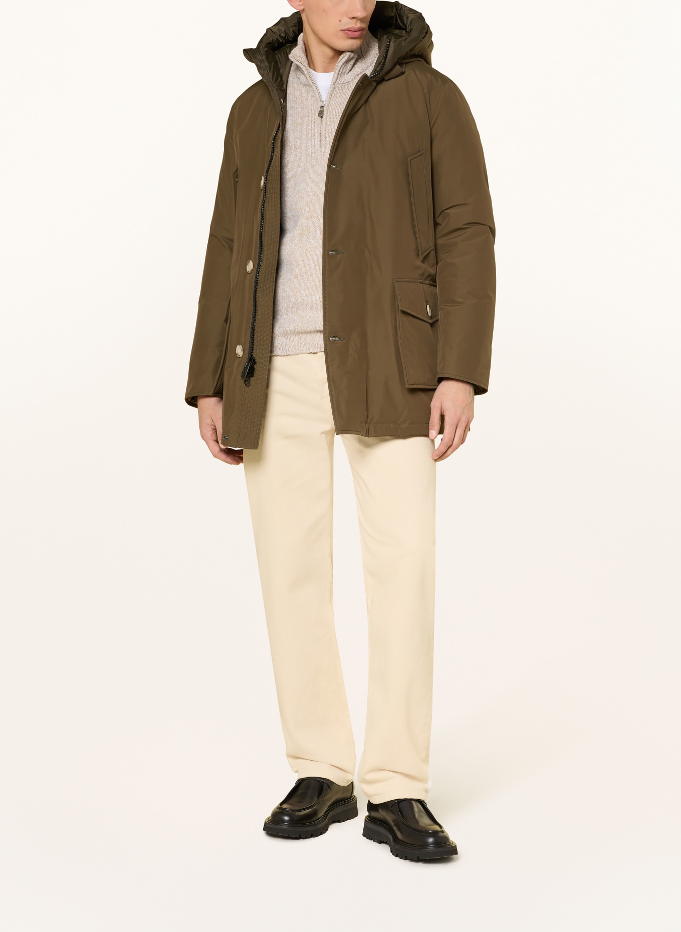 WOOLRICH Daunenparka ARCTIC: DUNKELGRÜN