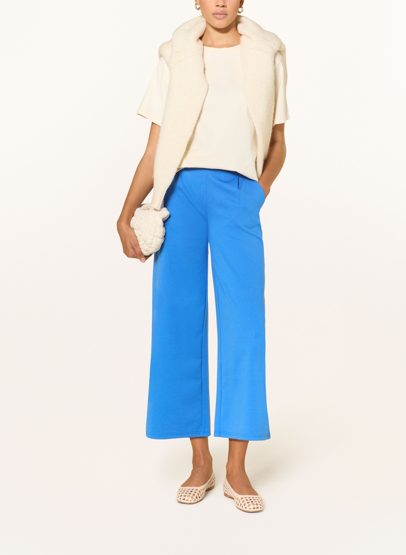 ICHI 7/8-Hose KATE: BLAU