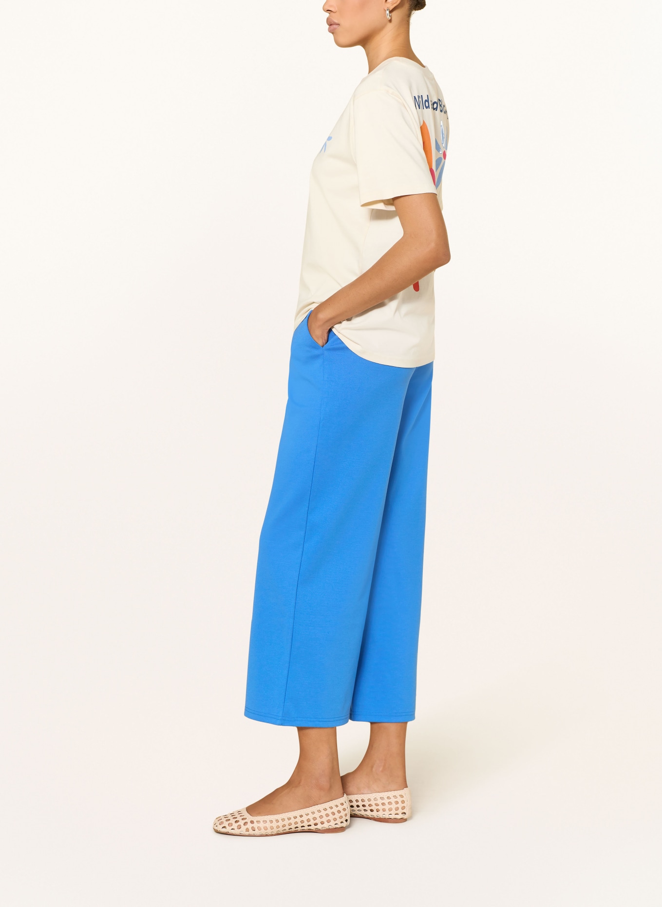 ICHI 7/8-Hose KATE: BLAU