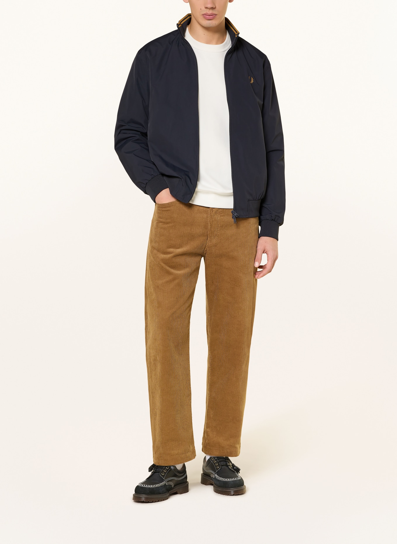 FRED PERRY Blouson BRENTHAM: DUNKELBLAU