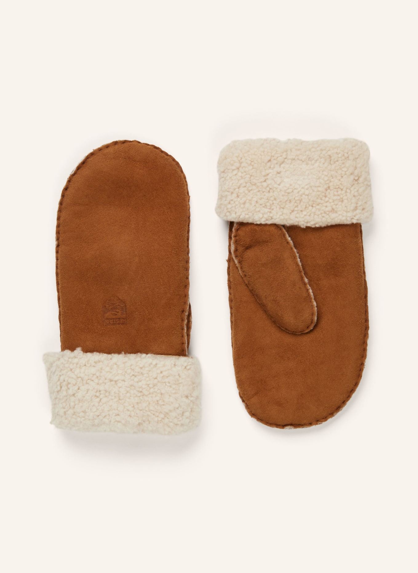 HESTRA Handschuhe: COGNAC / CREME