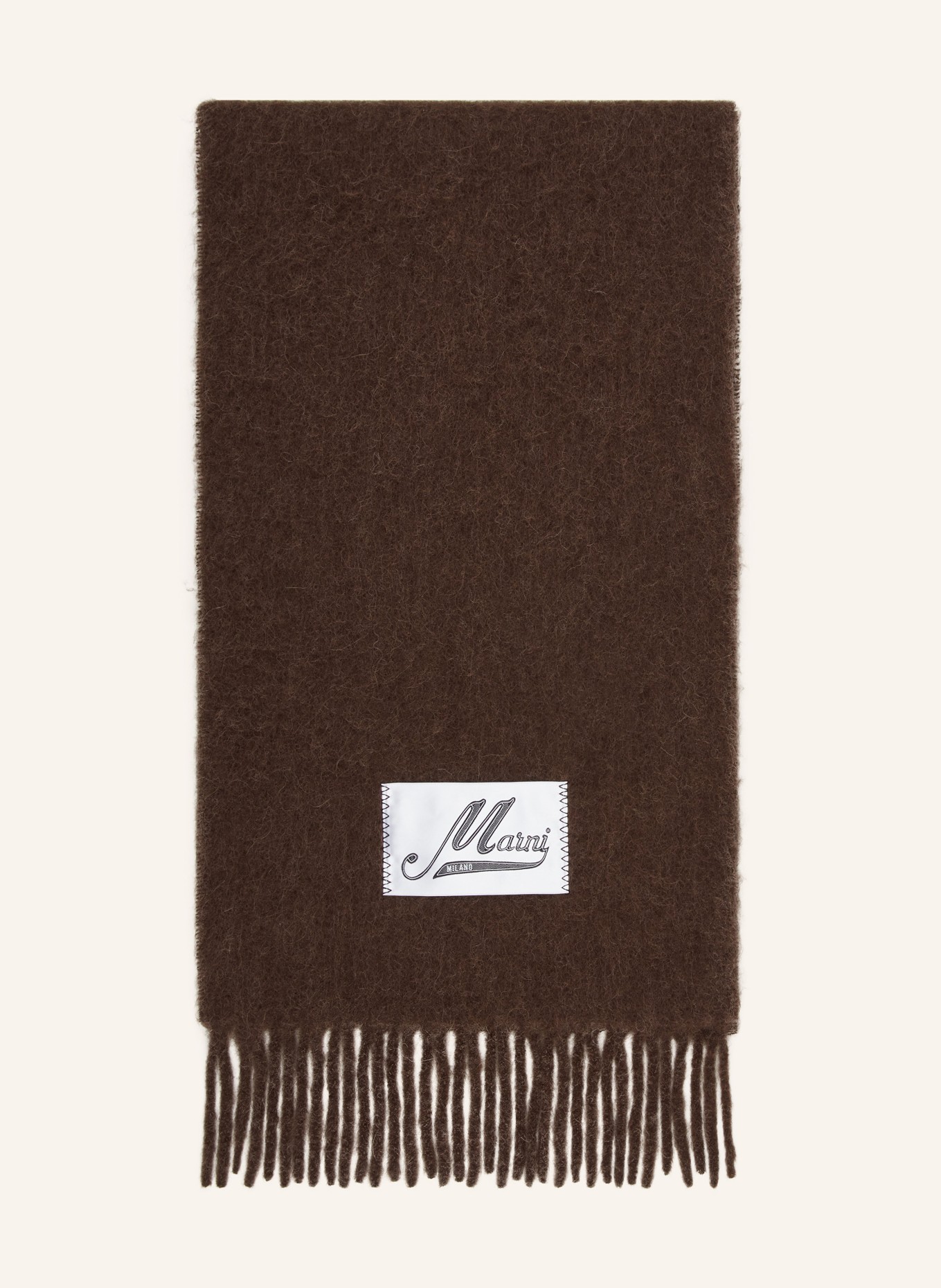 MARNI Alpaka-Schal DONNA: BRAUN