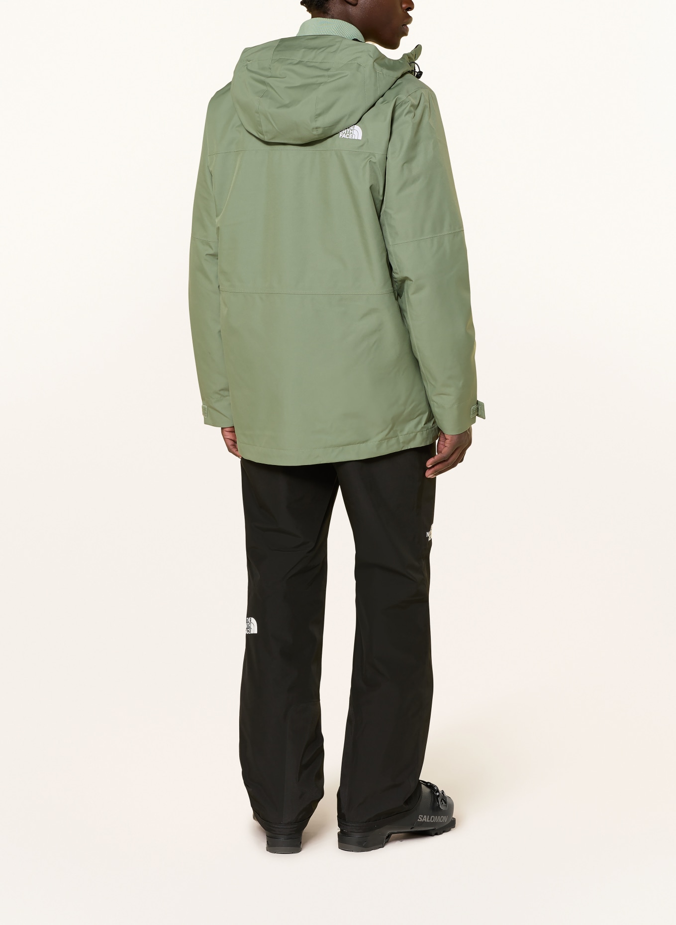 THE NORTH FACE Skijacke FOURBARREL TRICLIMATE: GRÜN / SCHWARZ