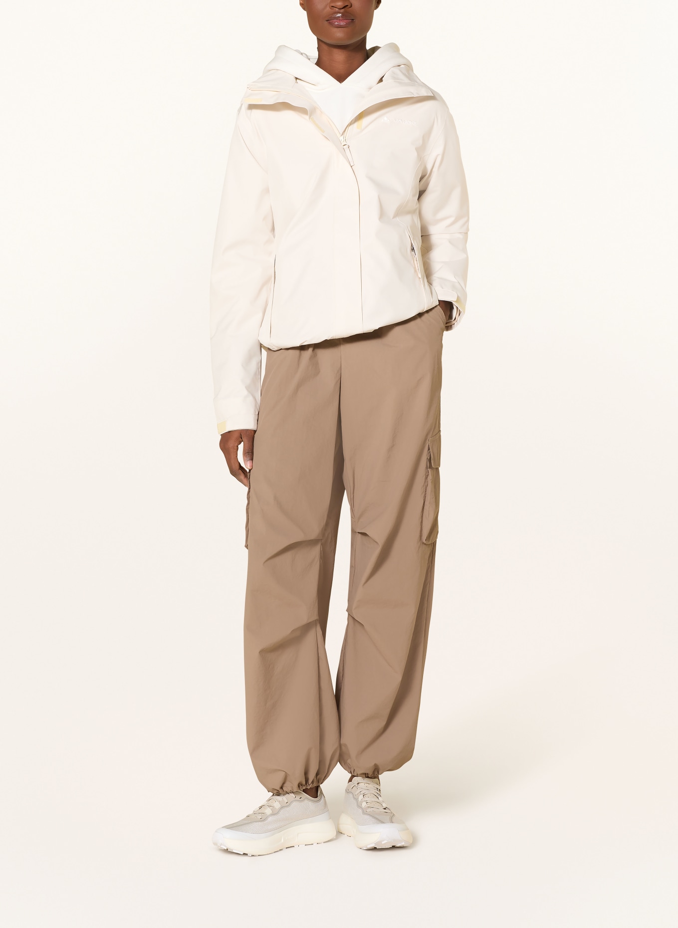 VAUDE Regenjacke ESCAPE LIGHT: ECRU