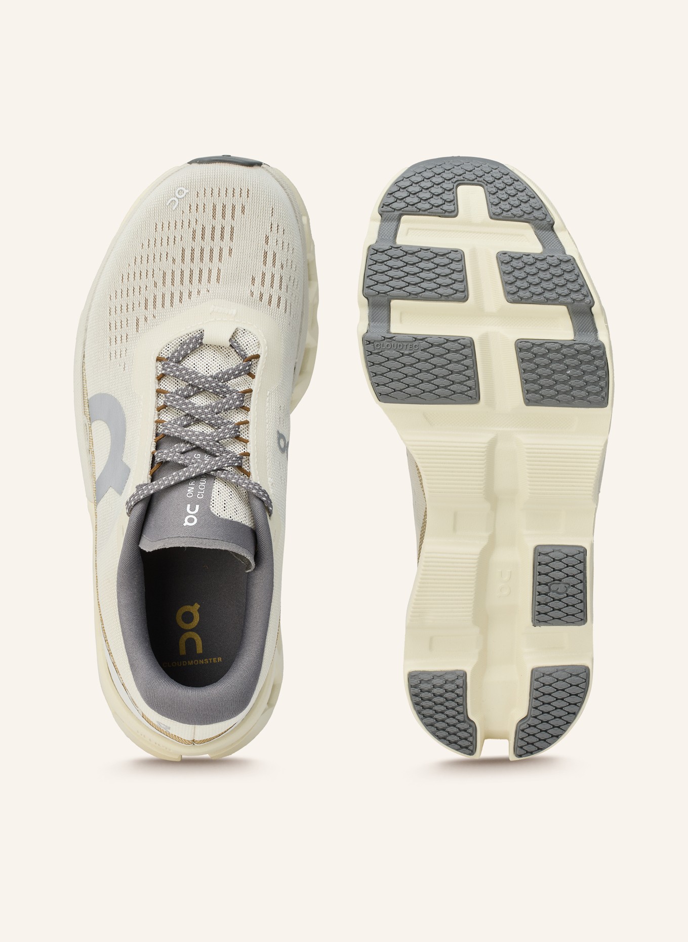 On Laufschuhe CLOUDMONSTER 2: CREME