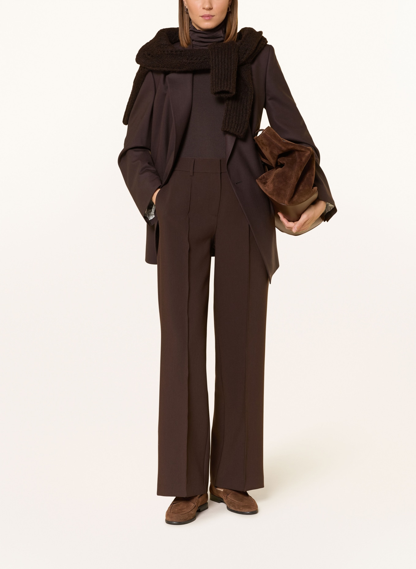 Wolford Pletené body COLORADO: TMAVĚ HNĚDÁ