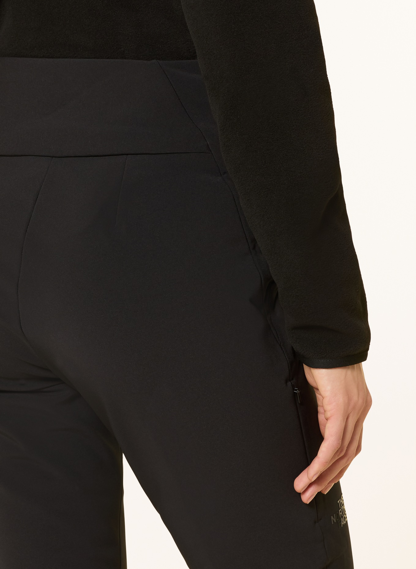 THE NORTH FACE Softshell-Skihose SNOGA: SCHWARZ