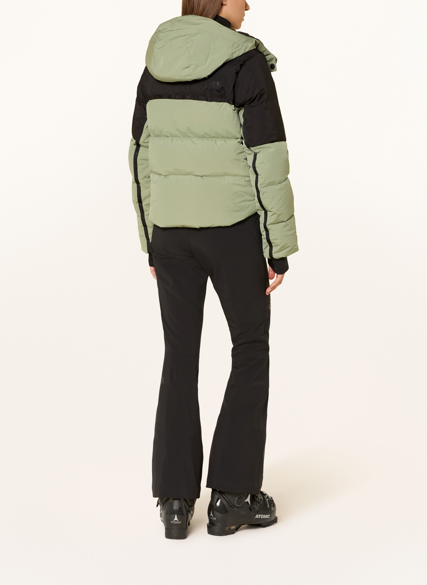 THE NORTH FACE Daunen-Skijacke COLD SPELL: HELLGRÜN / SCHWARZ