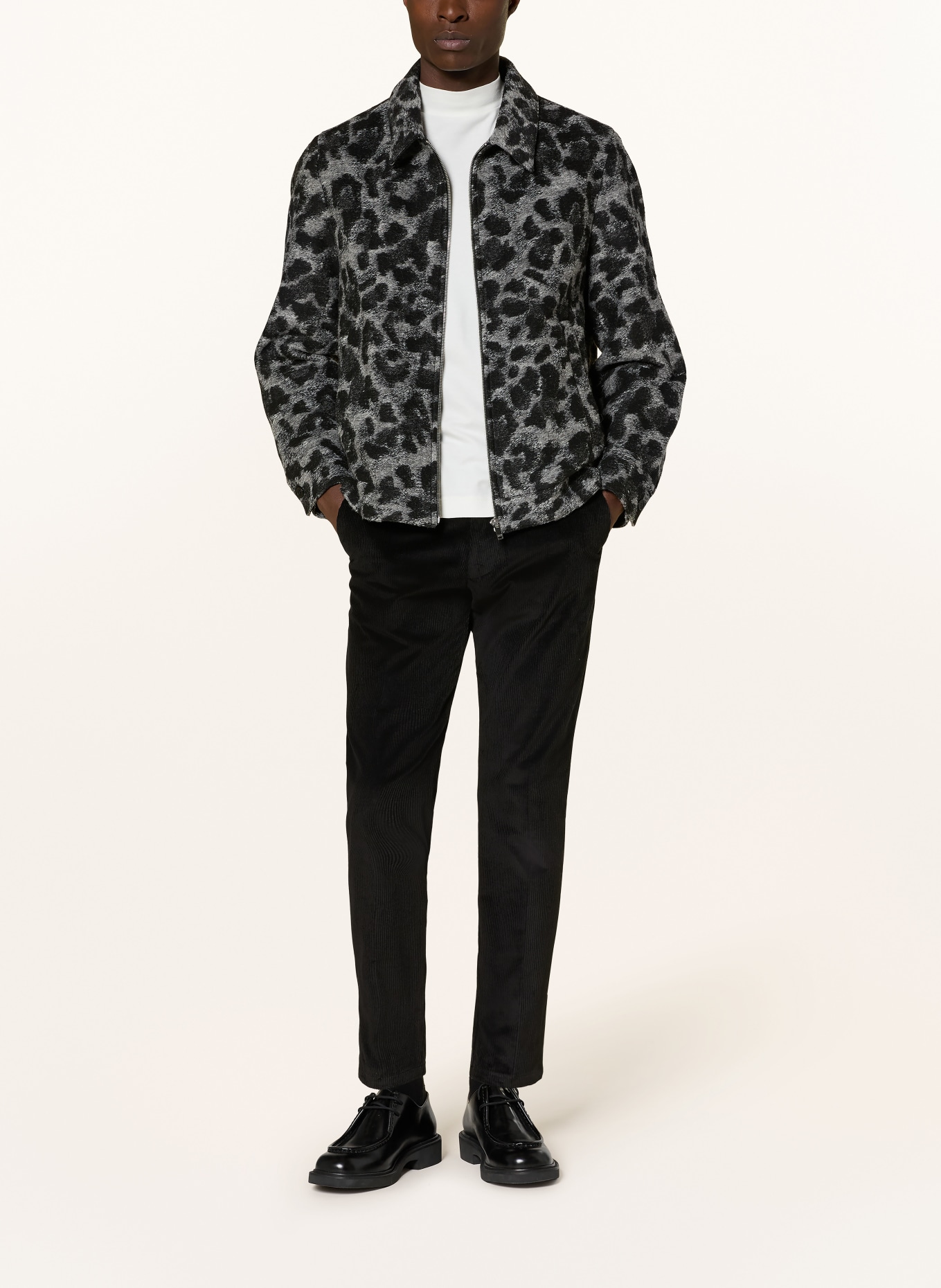 DRYKORN Cordchino AJEND Extra Slim Fit: SCHWARZ